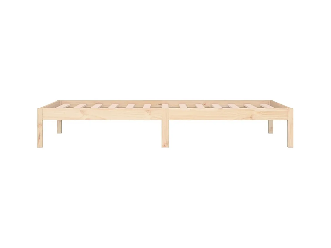 Sofá cama madera maciza de pino 90x200 cm