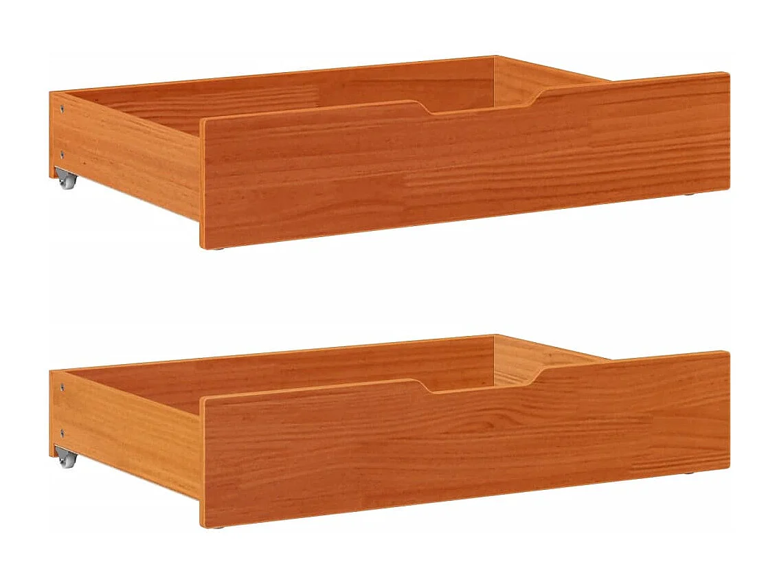 Lit de jour et lit gigogne et tiroirs 90x190 cm bois pin massif