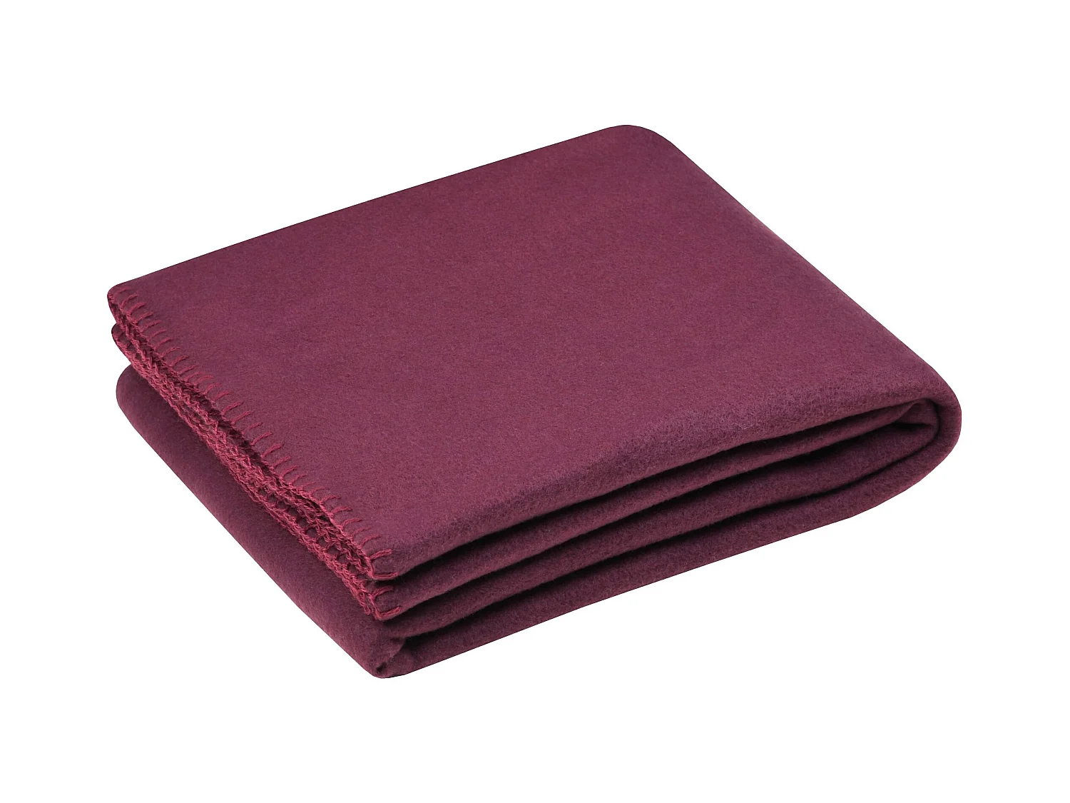 Plaid Polaire Collection Uni 125 x 150 cm Violet
