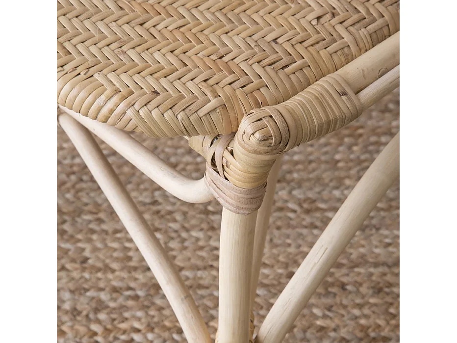 Chaise en rotin naturel 49x93