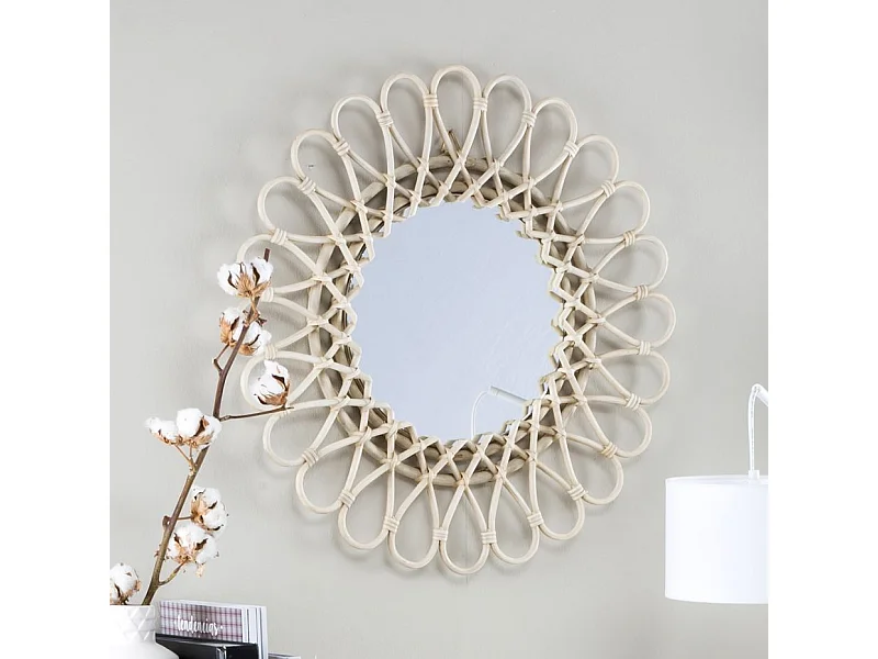 Miroir en rotin Natural Core 3x60