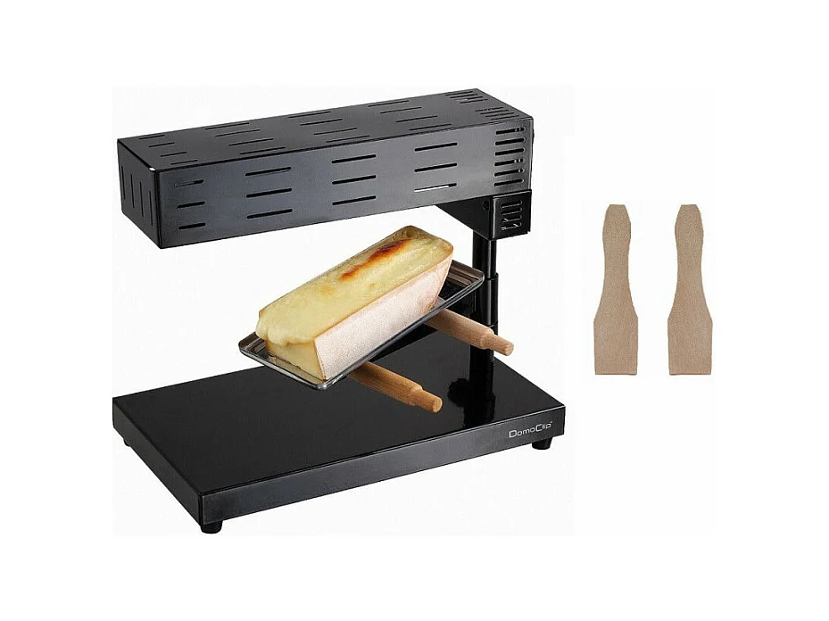Raclette tradizionale Nero Base girevole