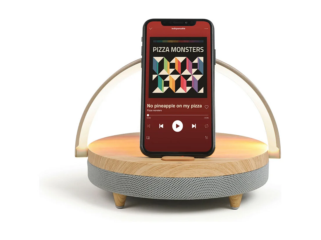 Lampe avec station de charge et enceinte ARSOUND