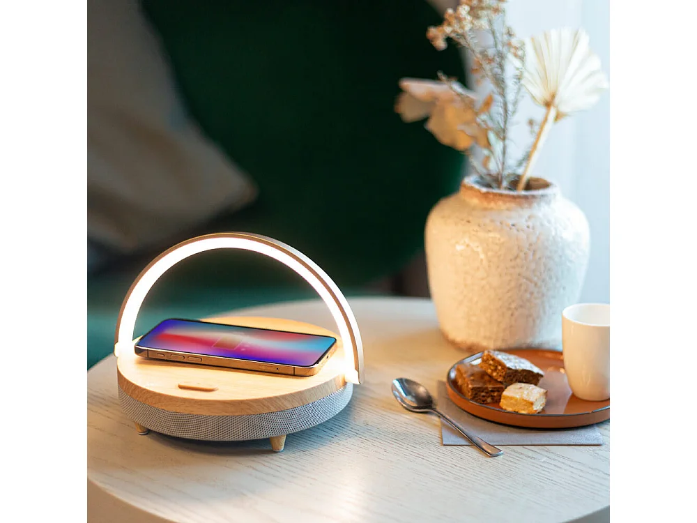 Lampe avec station de charge et enceinte ARSOUND