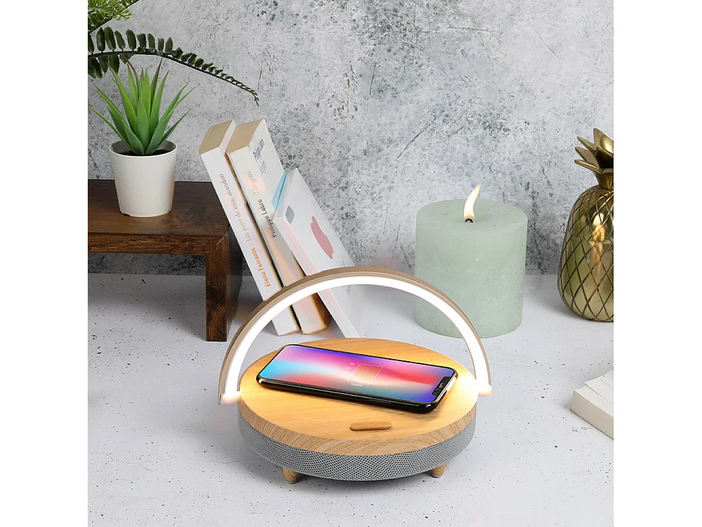 Lampe avec station de charge et enceinte ARSOUND