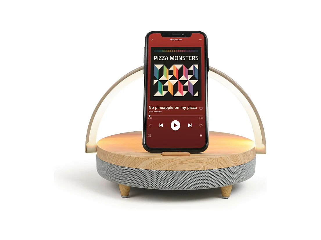 Lampe avec station de charge et enceinte ARSOUND