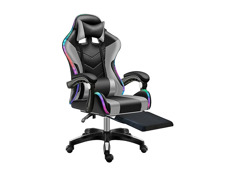 Fauteuil GAMER HP Bluetooth Gris/Noir