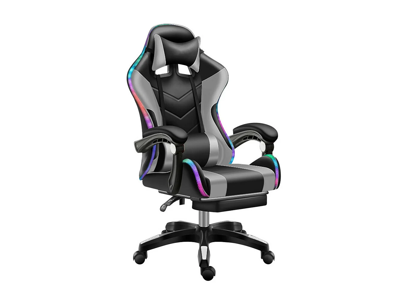 Fauteuil GAMER HP Bluetooth Gris/Noir