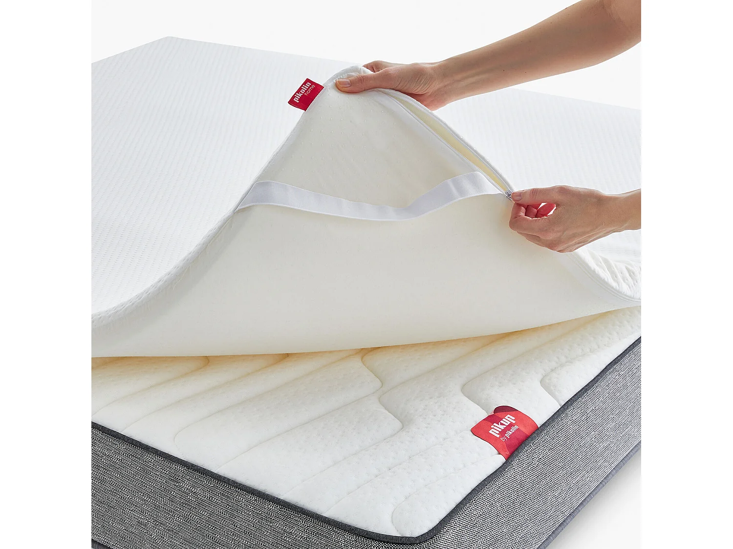Surmatelas DERMO PIKOLIN 140 x 200 cm, mousse à mémoire de forme 5 cm
