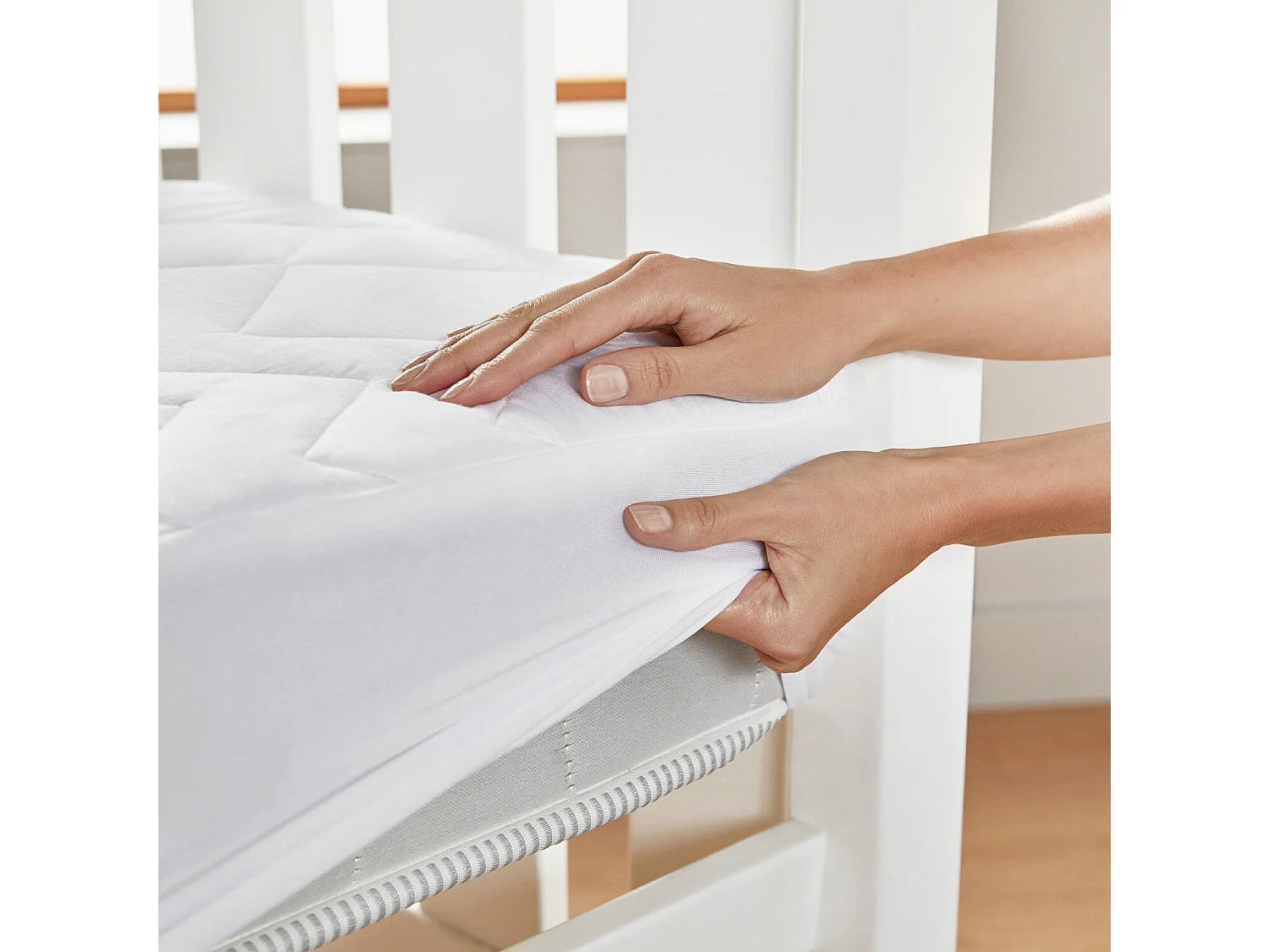 Protège-matelas de 135 x 196 cm en coton de 3 cm - ESSENTIAL de PIKOLIN HOME
