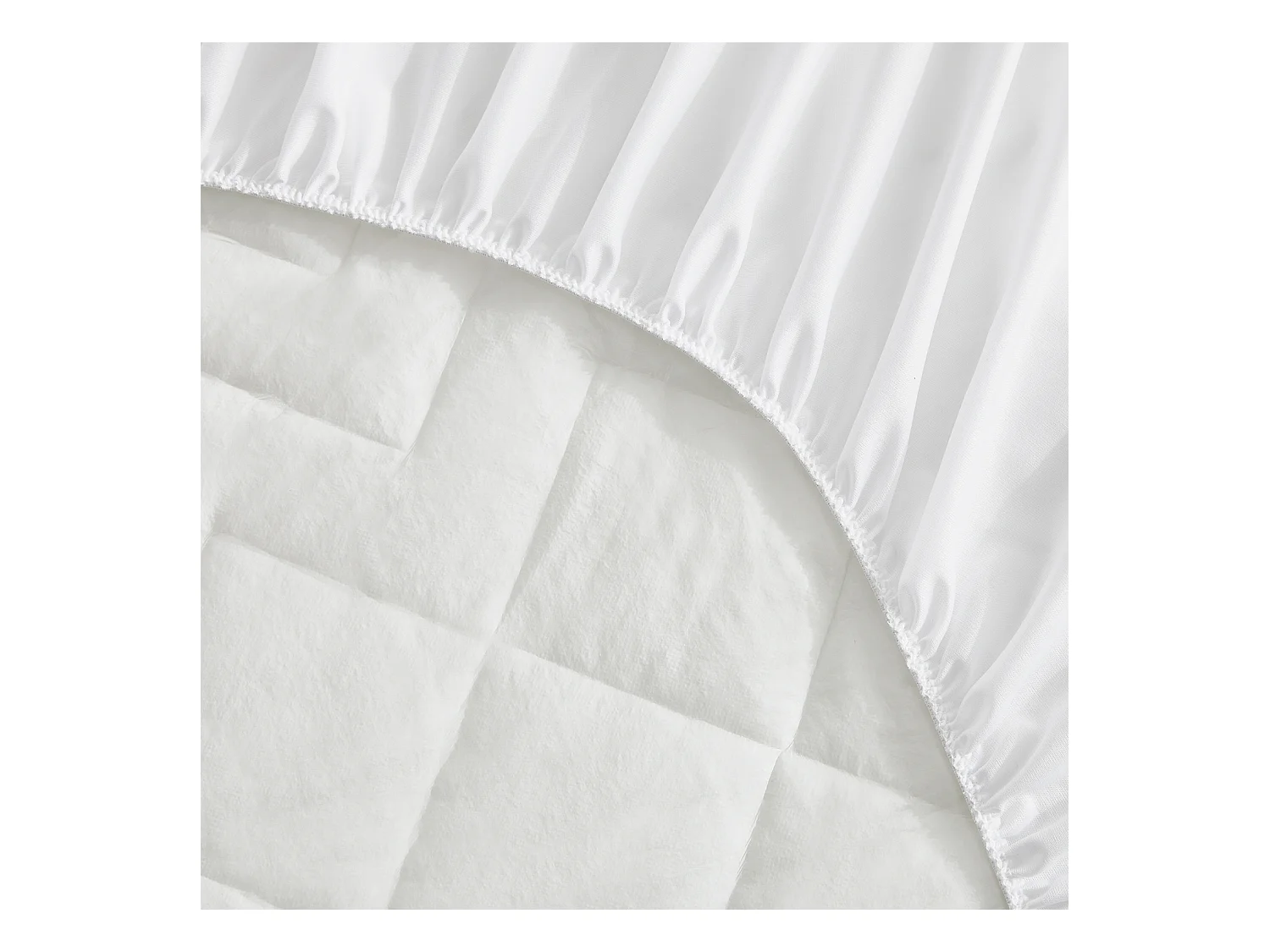 Antiallergische ademende gewatteerde matrasbeschermer