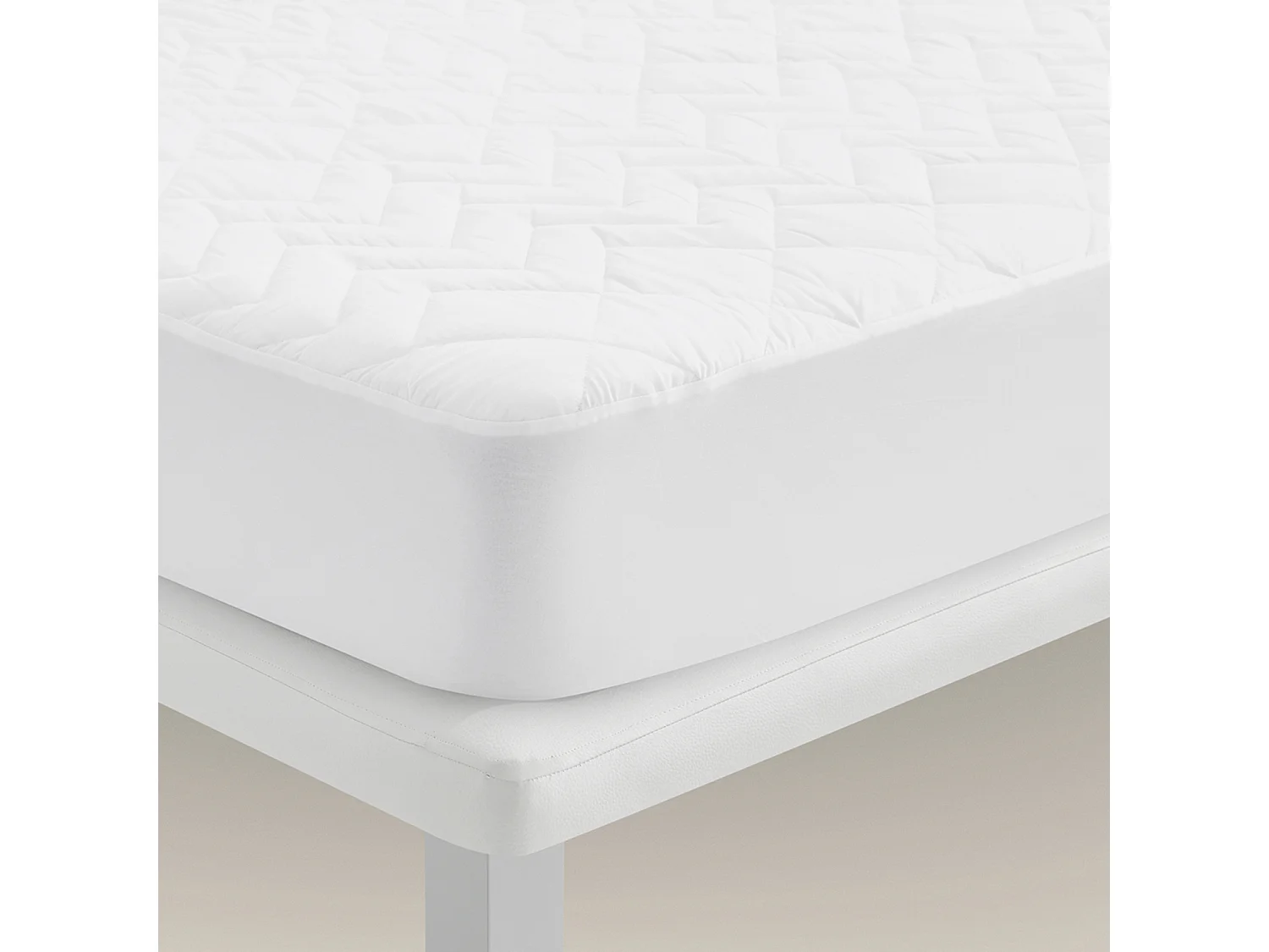 Protector de colchón 90x196cm| PIKOLIN HOME| 100% Algodón| Hasta 32cm