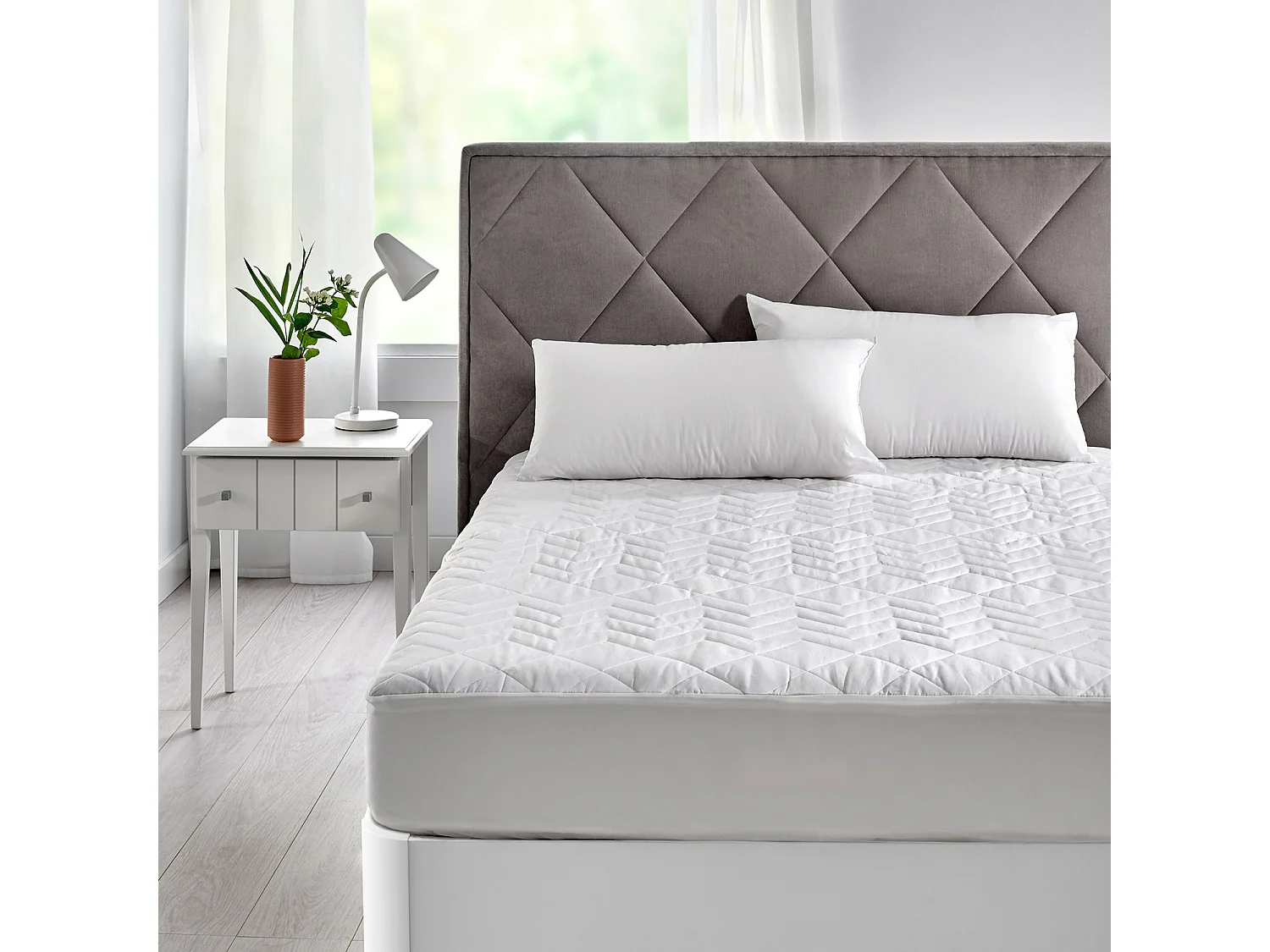 Protège-matelas matelassé antiallergique imperméable