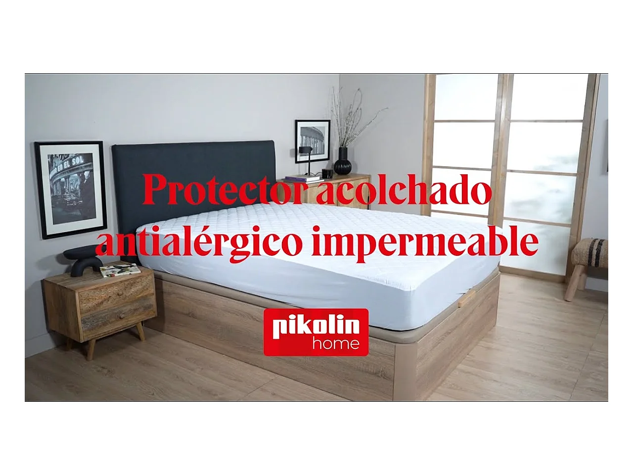 Protetor de Colchão Acolchoado Impermeável e Antialérgico | 80 x 196 cm