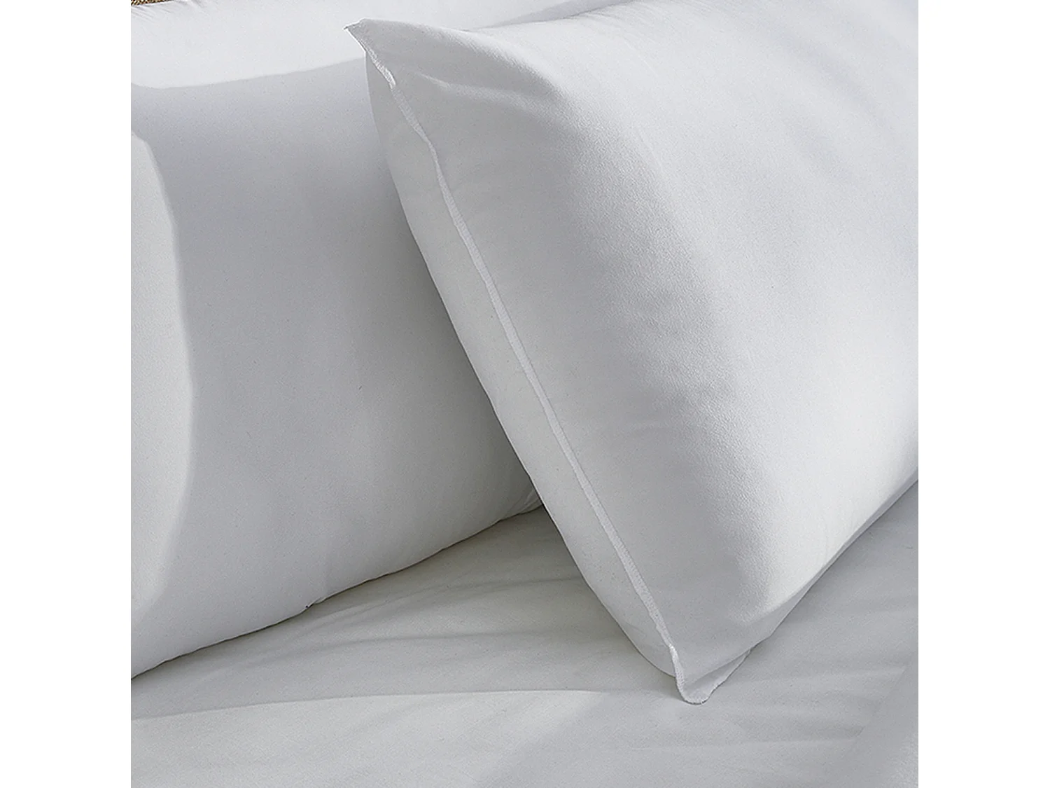 Conjunto 2 Almofadas de Fibra Firmeza Baixa Respiráveis Macios com Tratamento Antibacteriano 60x40cm PIKOLIN HOME