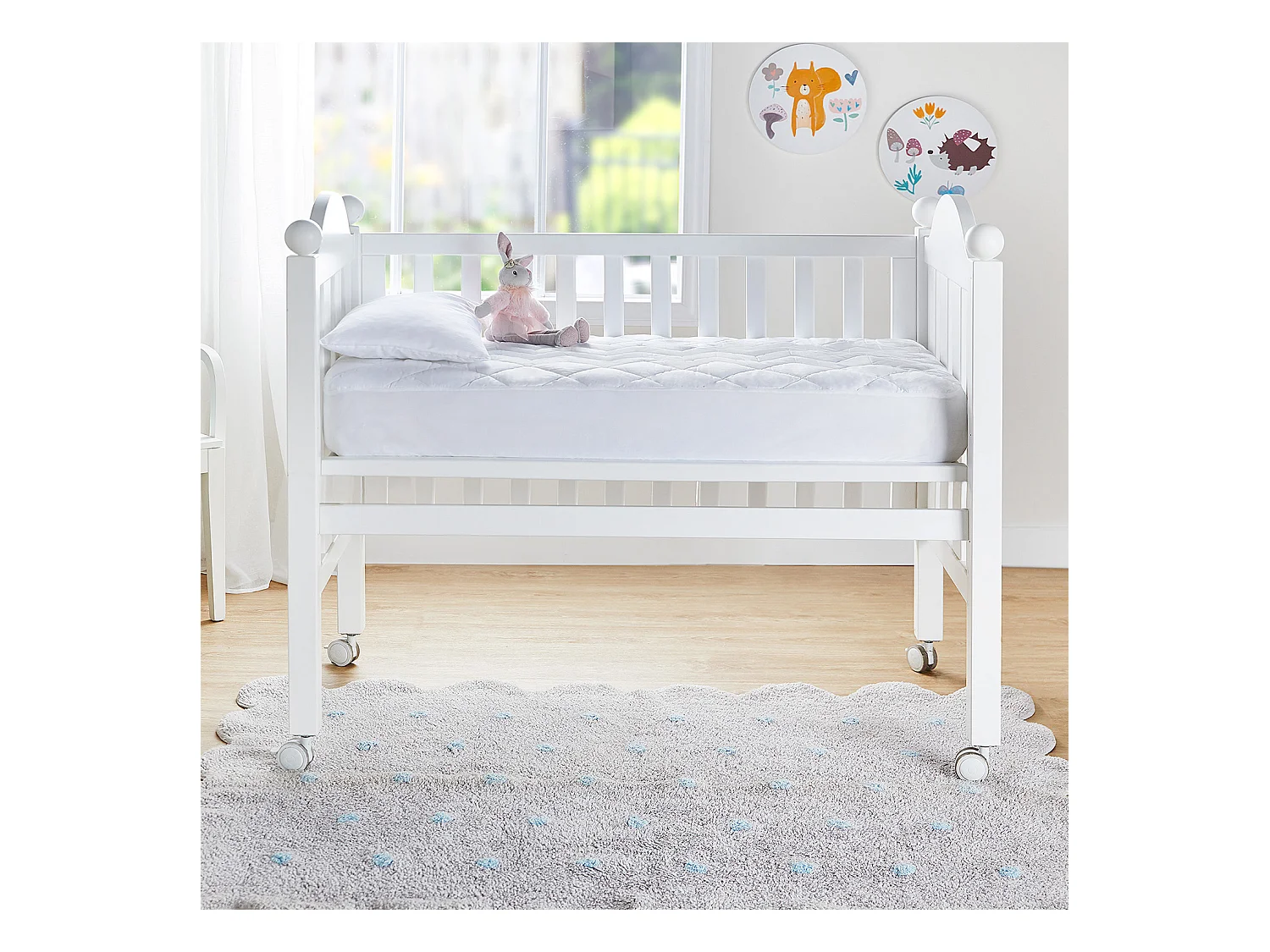 Protège-matelas matelassé antiallergique imperméable