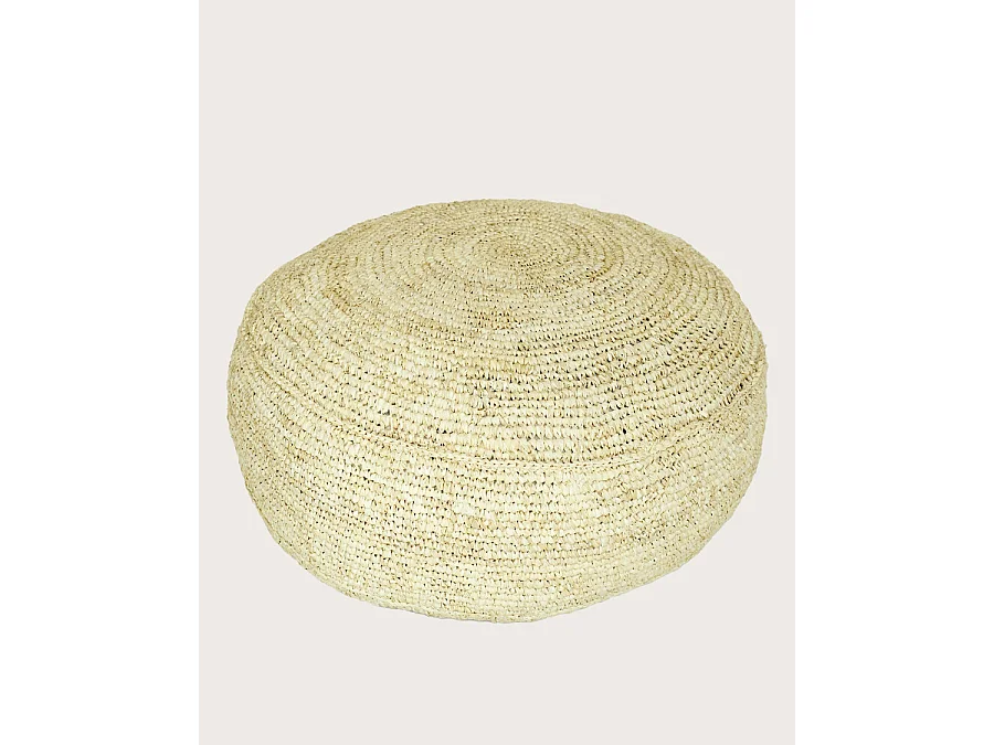 Rina - Pouf en Raffia