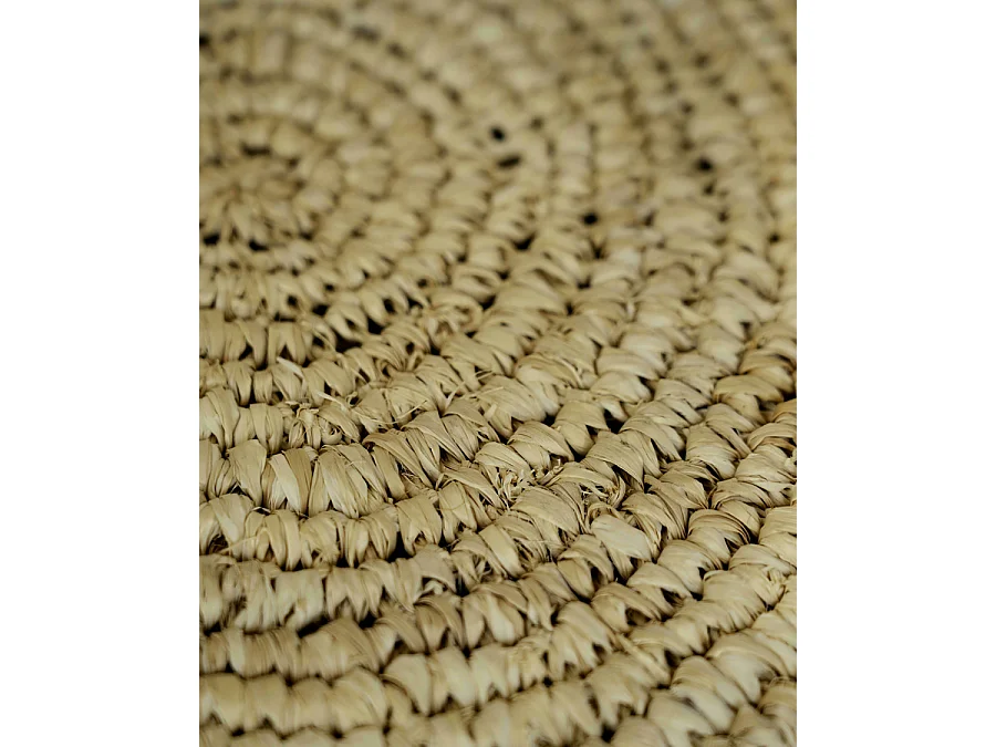 Rina - Pouf en Raffia