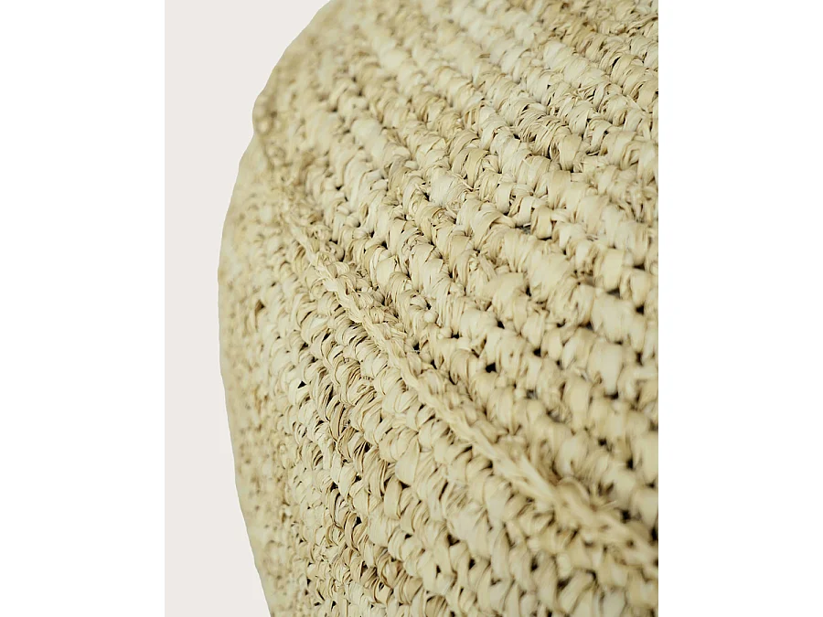 Rina - Pouf en Raffia