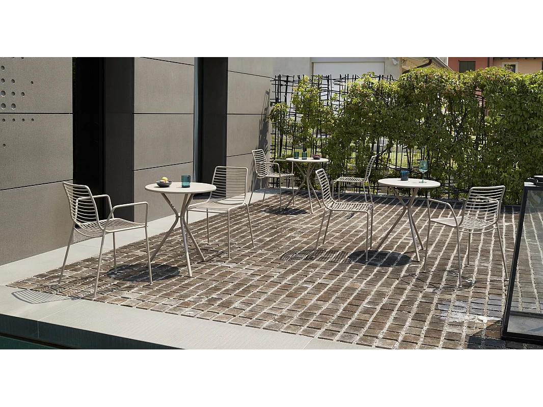 Table ronde extérieur Leo