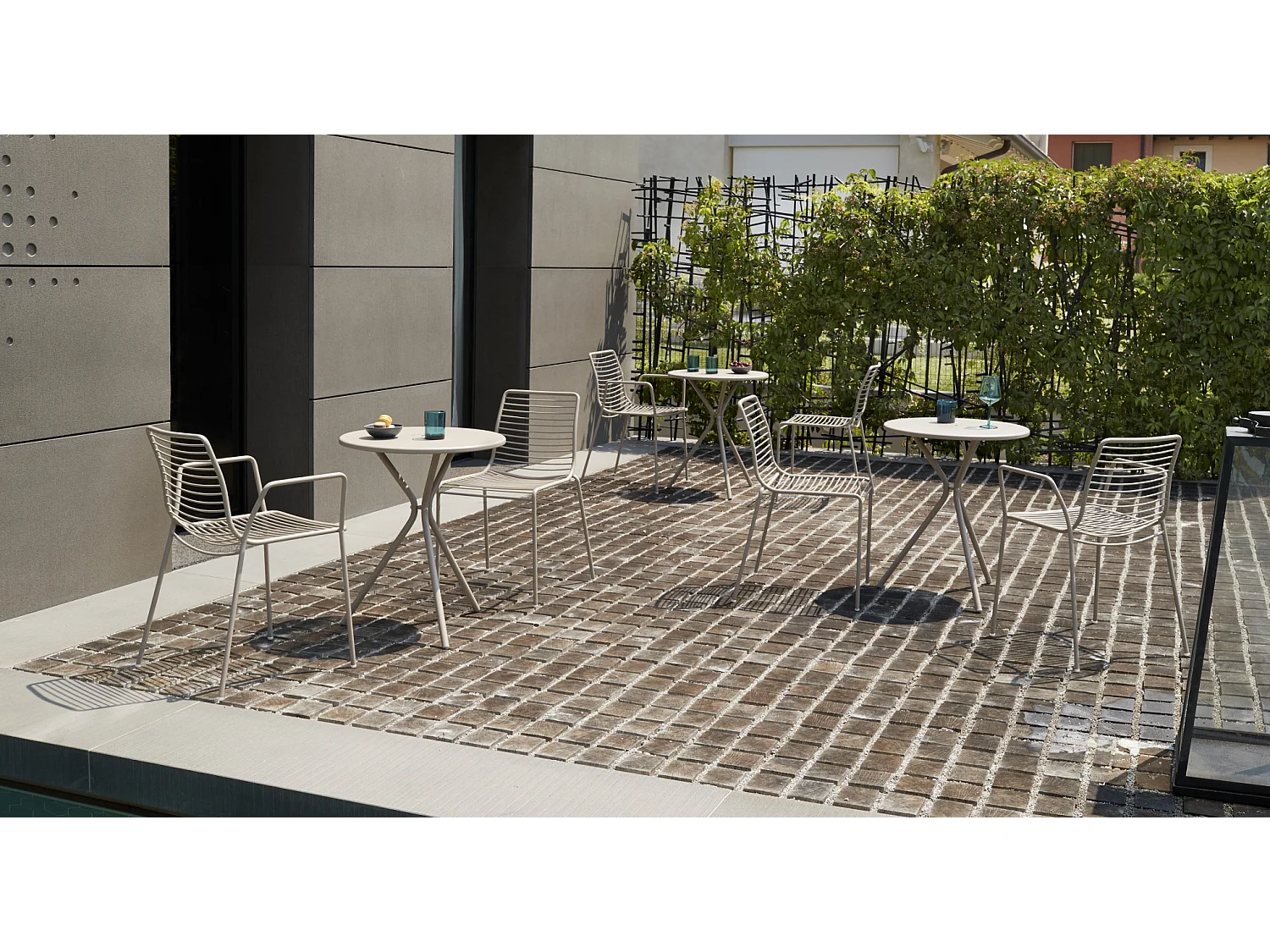 Table ronde extérieur Leo