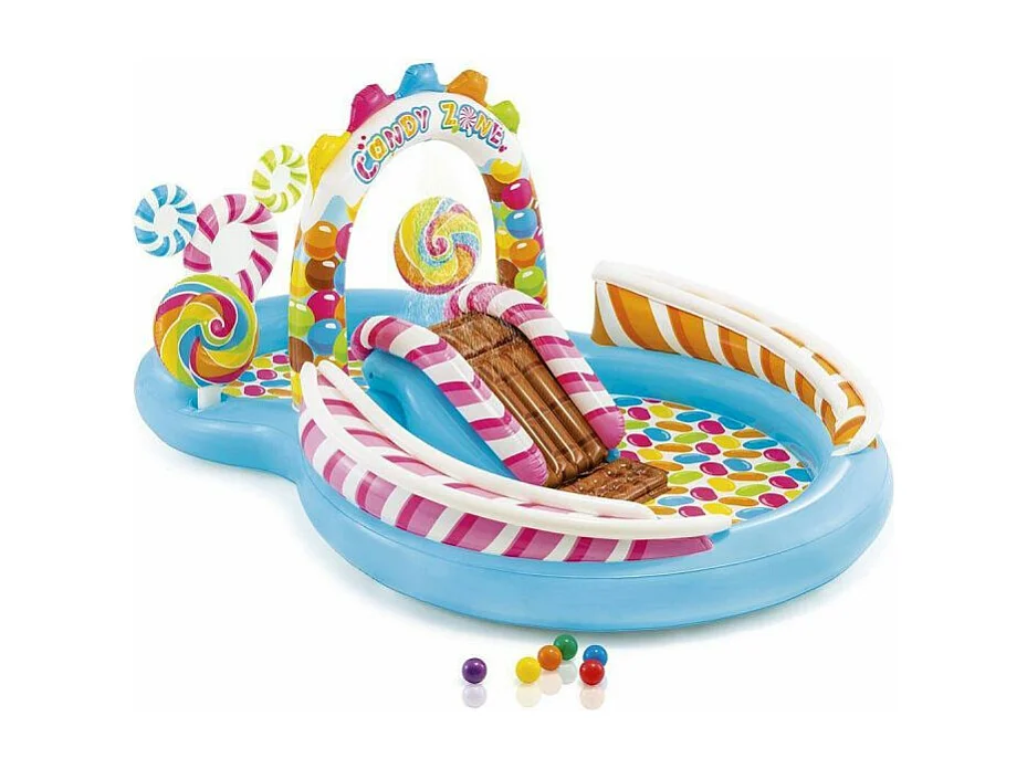 Aire de Jeux Gonflable "Bonbon" 300cm Multicolore