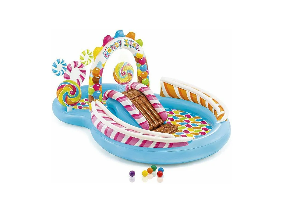 Aire de Jeux Gonflable "Bonbon" 300cm Multicolore