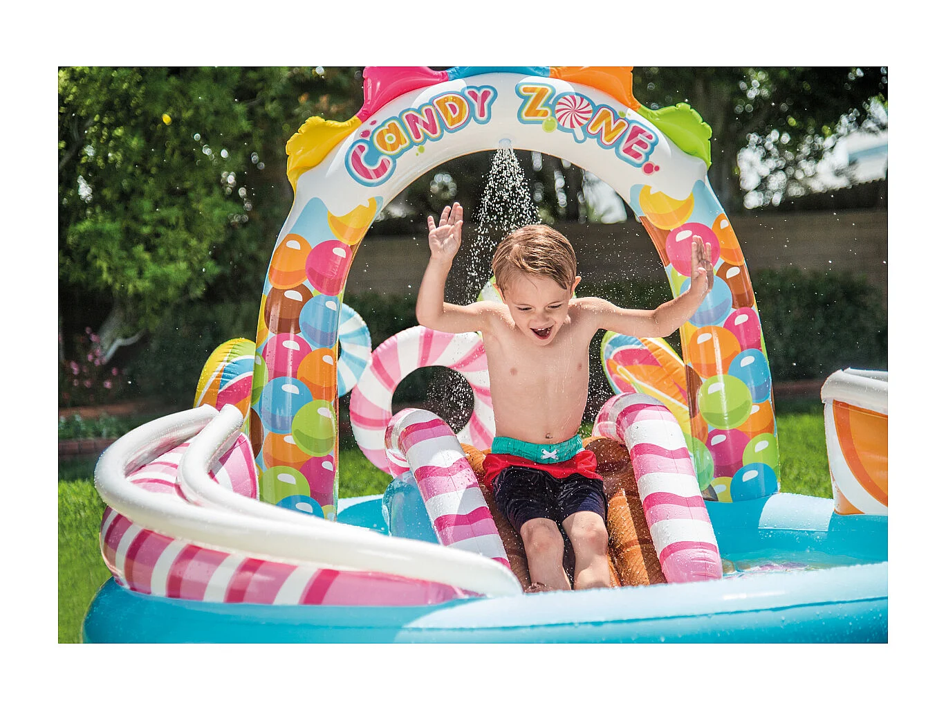 Aire de Jeux Gonflable "Bonbon" 300cm Multicolore