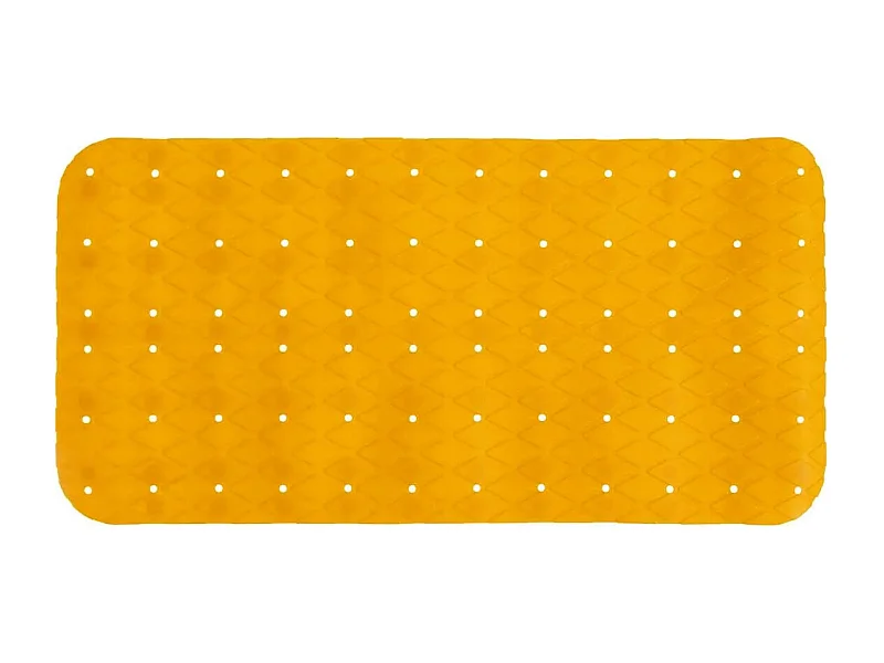 Fond de Bain PVC "Diamond" 39x69cm Jaune