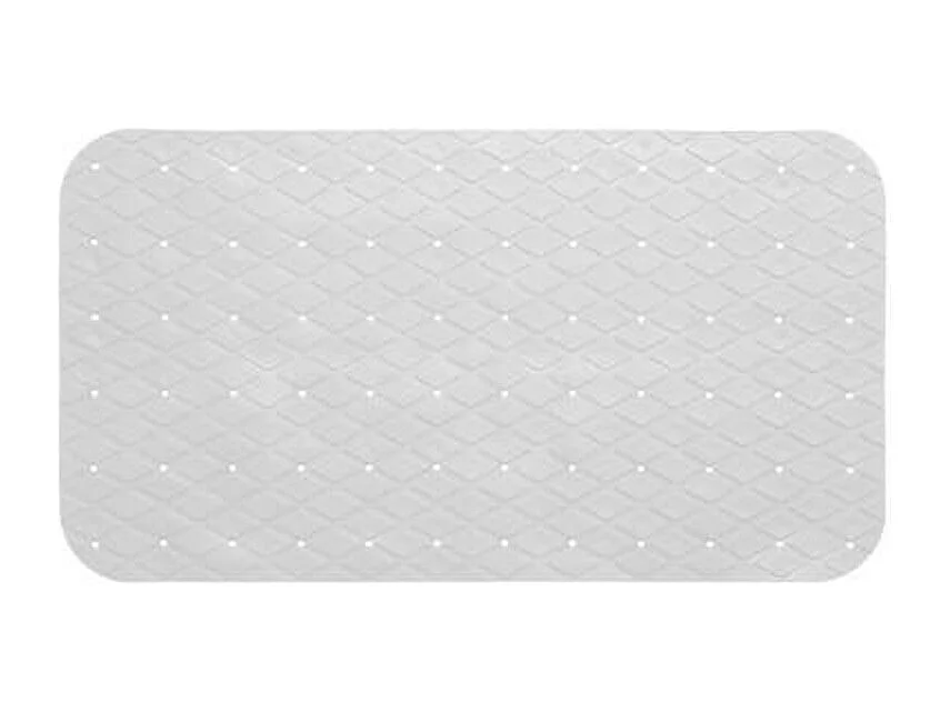 Fond de Bain PVC "Diamond" 39x69cm Blanc