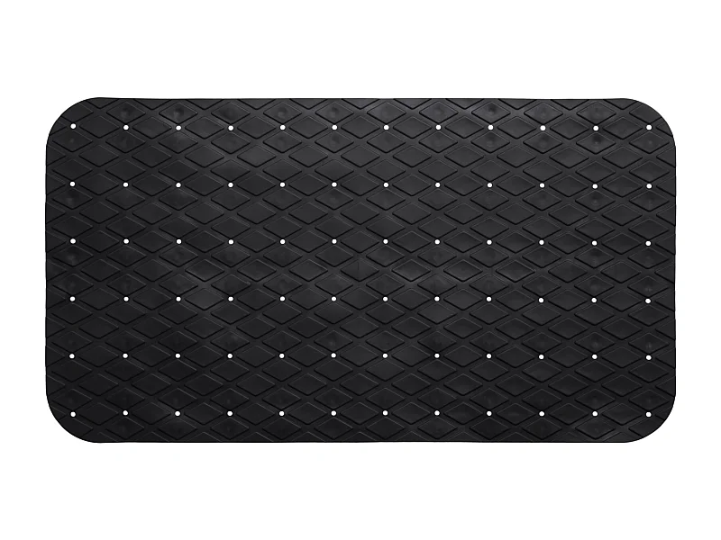 Fond de Bain PVC "Diamond" 39x69cm Noir