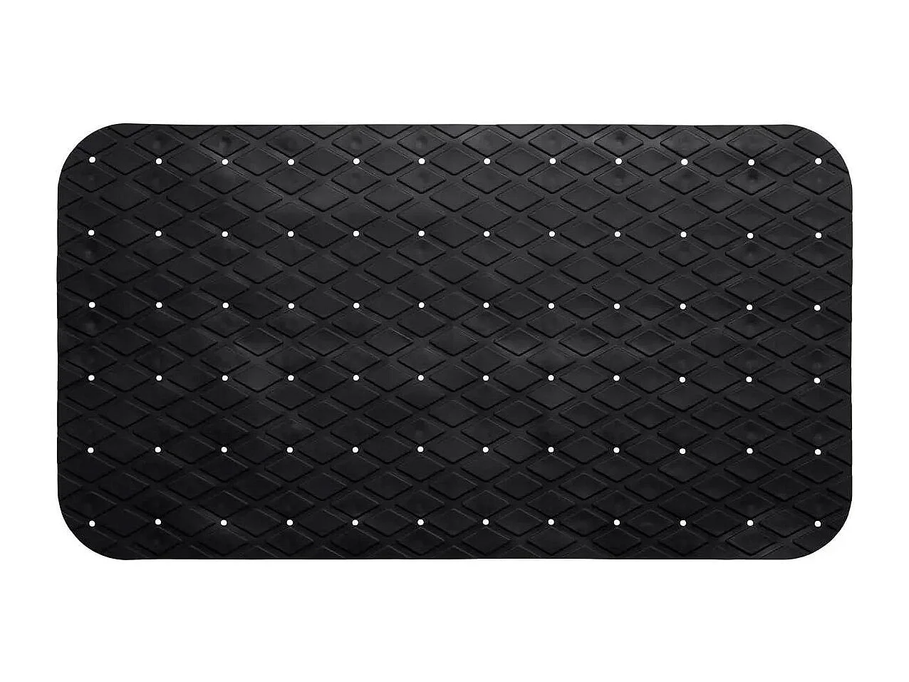 Fond de Bain PVC "Diamond" 39x69cm Noir