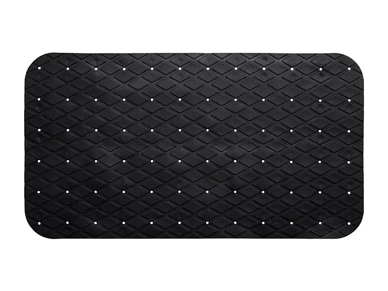 Fond de Bain PVC "Diamond" 39x69cm Noir