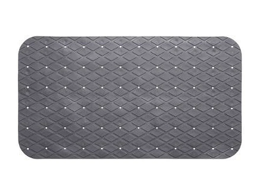 Fond de Bain PVC "Diamond" 39x69cm Gris