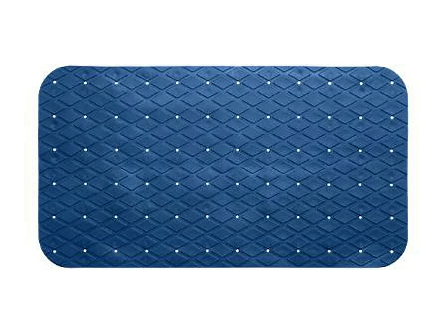 Fond de Bain PVC "Diamond" 39x69cm Bleu