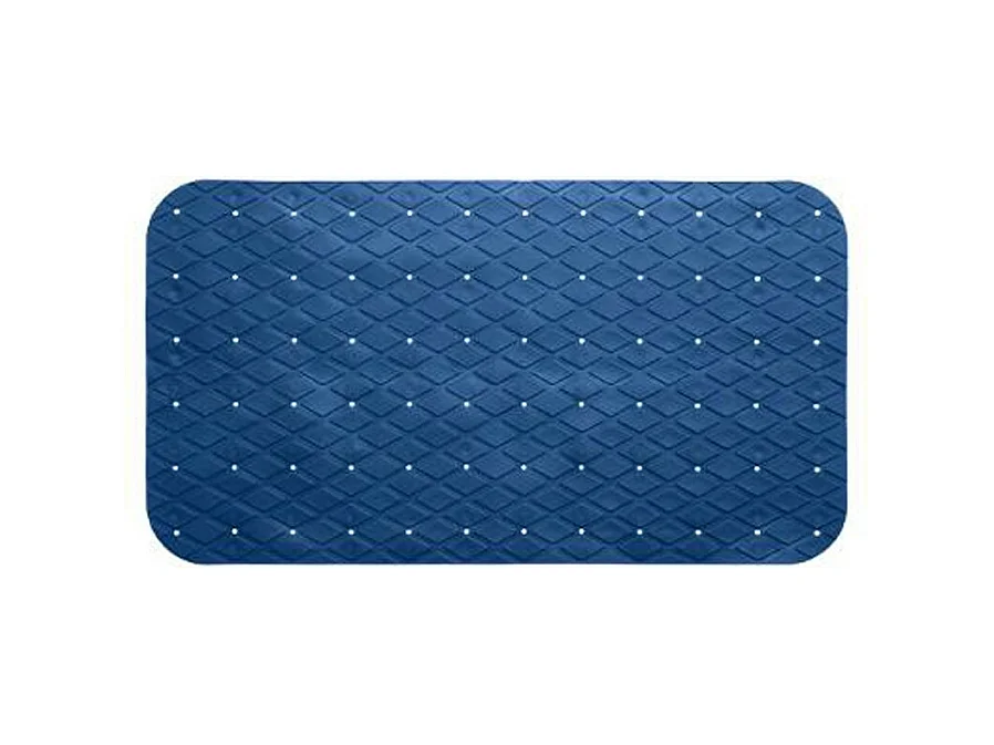 Fond de Bain PVC "Diamond" 39x69cm Bleu