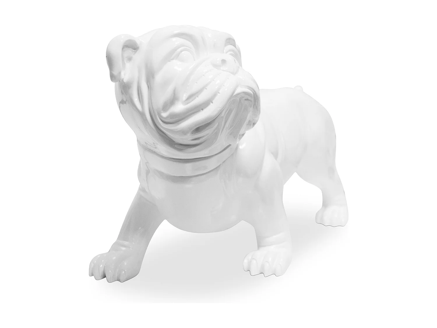 Dekorative Skulptur Design Bulldogge - Resin