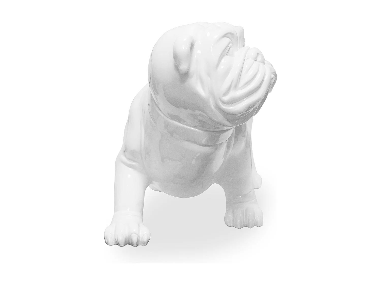 Dekorative Skulptur Design Bulldogge - Resin