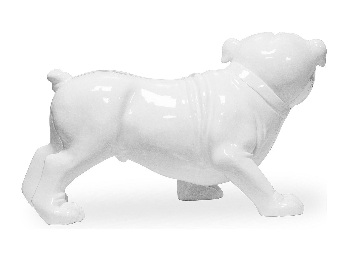 Scultura Decorativa YQLKD In Resina – Bull Terrier Dipinto A Mano, Dimensioni 29x9x19,8 Cm, Regalo Originale Per Amanti Dei Cani