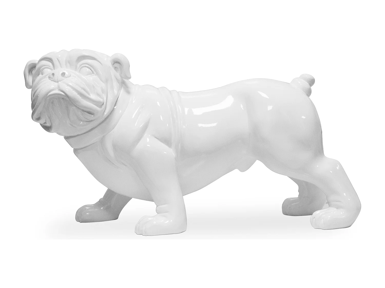 Dekorative Skulptur Design Bulldogge - Resin