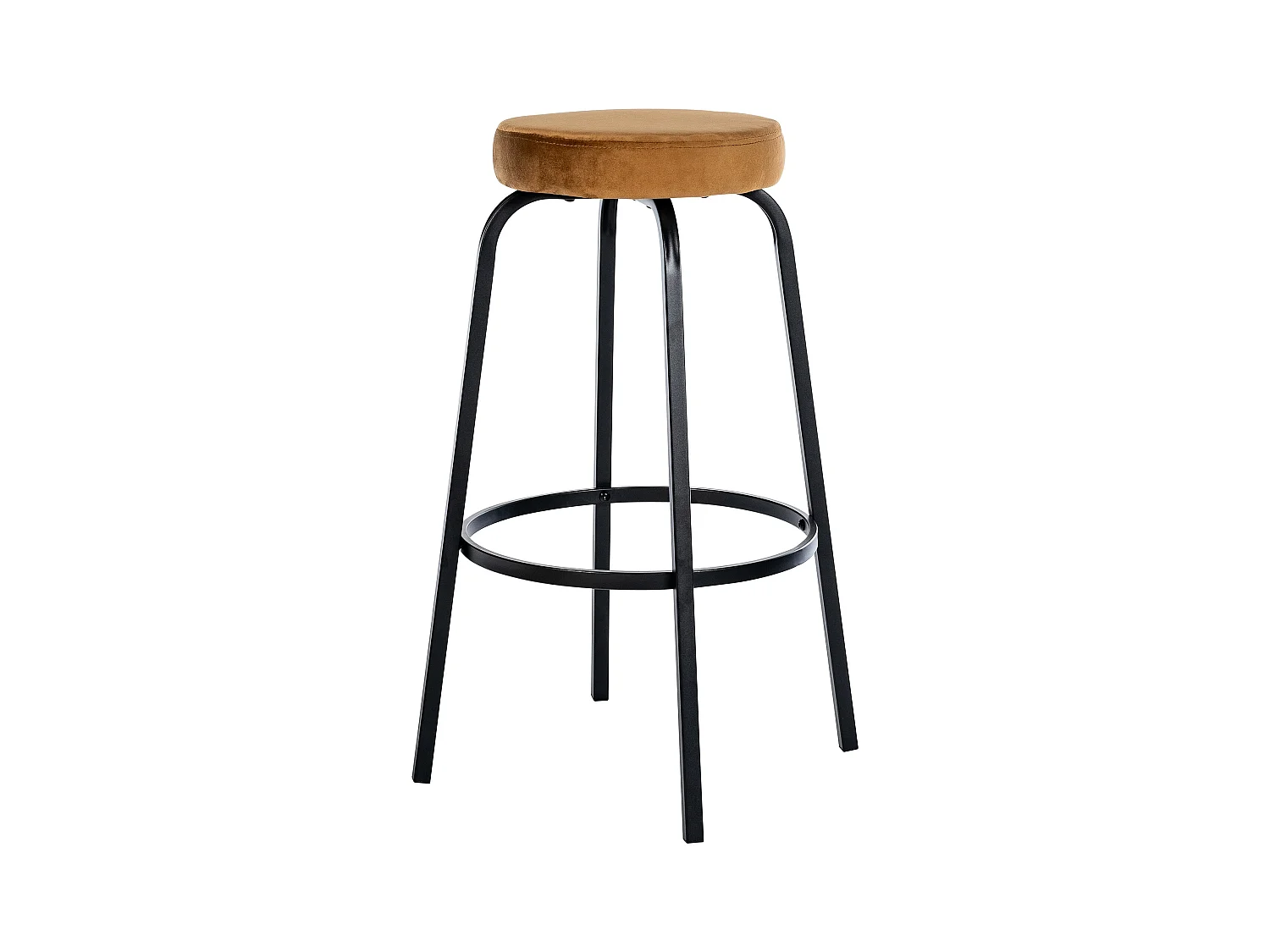 Tabouret de bar - Velours - Café - Kamari