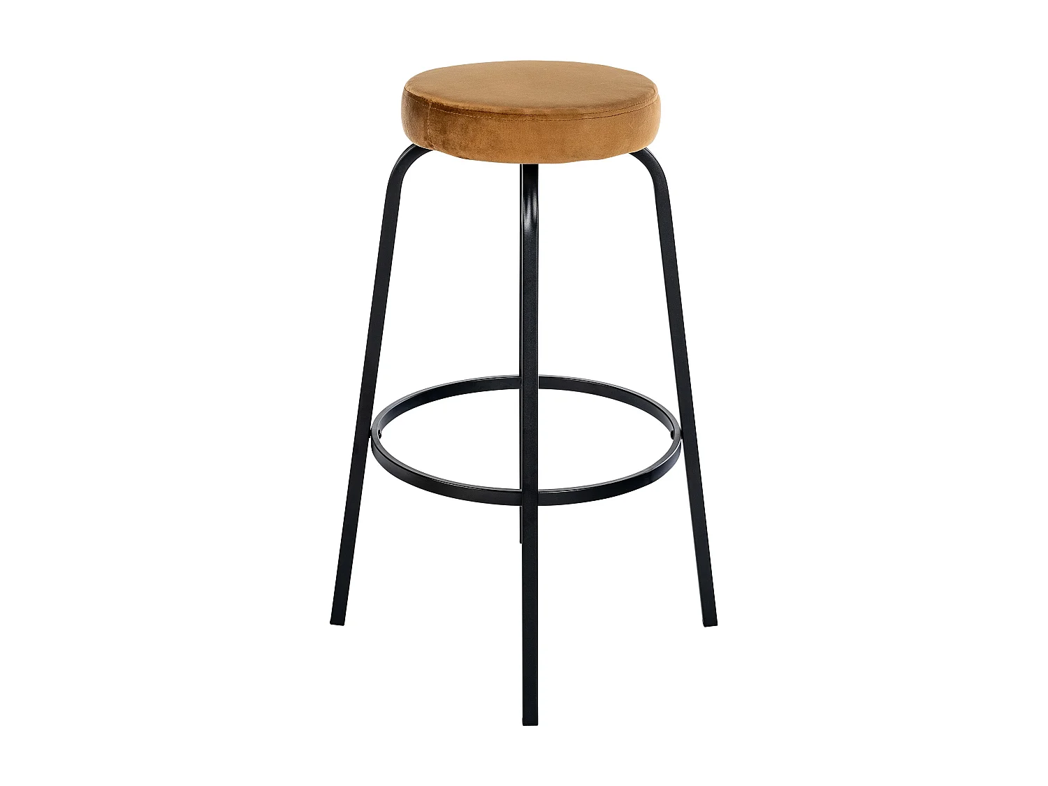 Tabouret de bar - Velours - Café - Kamari