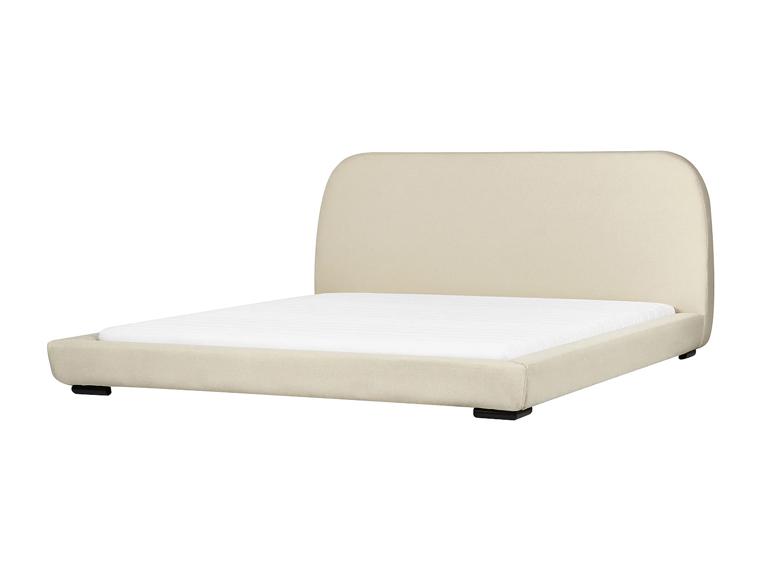 Cama Tecido ROISEL 180 x 200 cm Creme