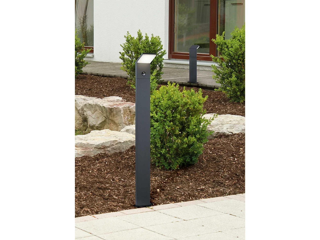 Potelet de jardin large Pearl à détection