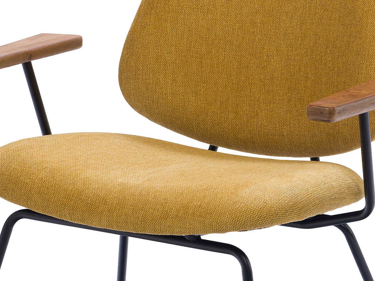 Fauteuil Arnold jaune