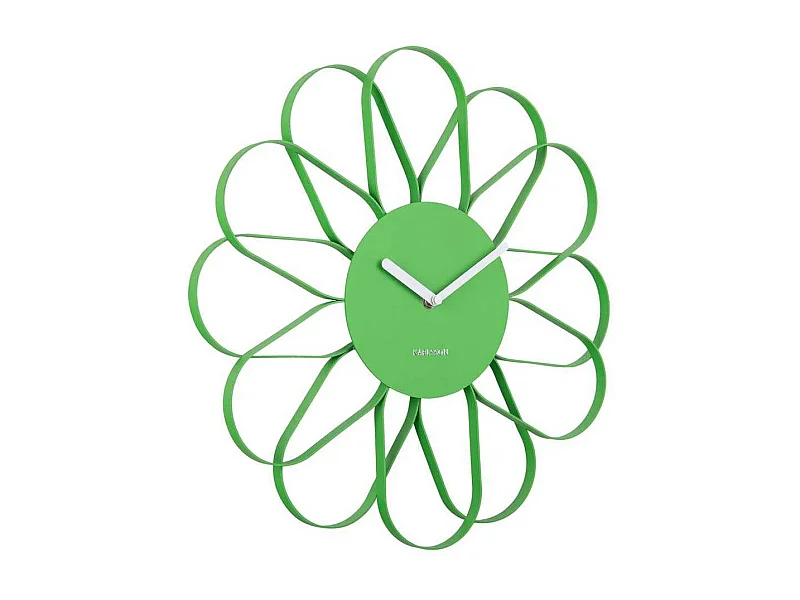 Wandklok Arkis - Heldergroen- Ø40cm