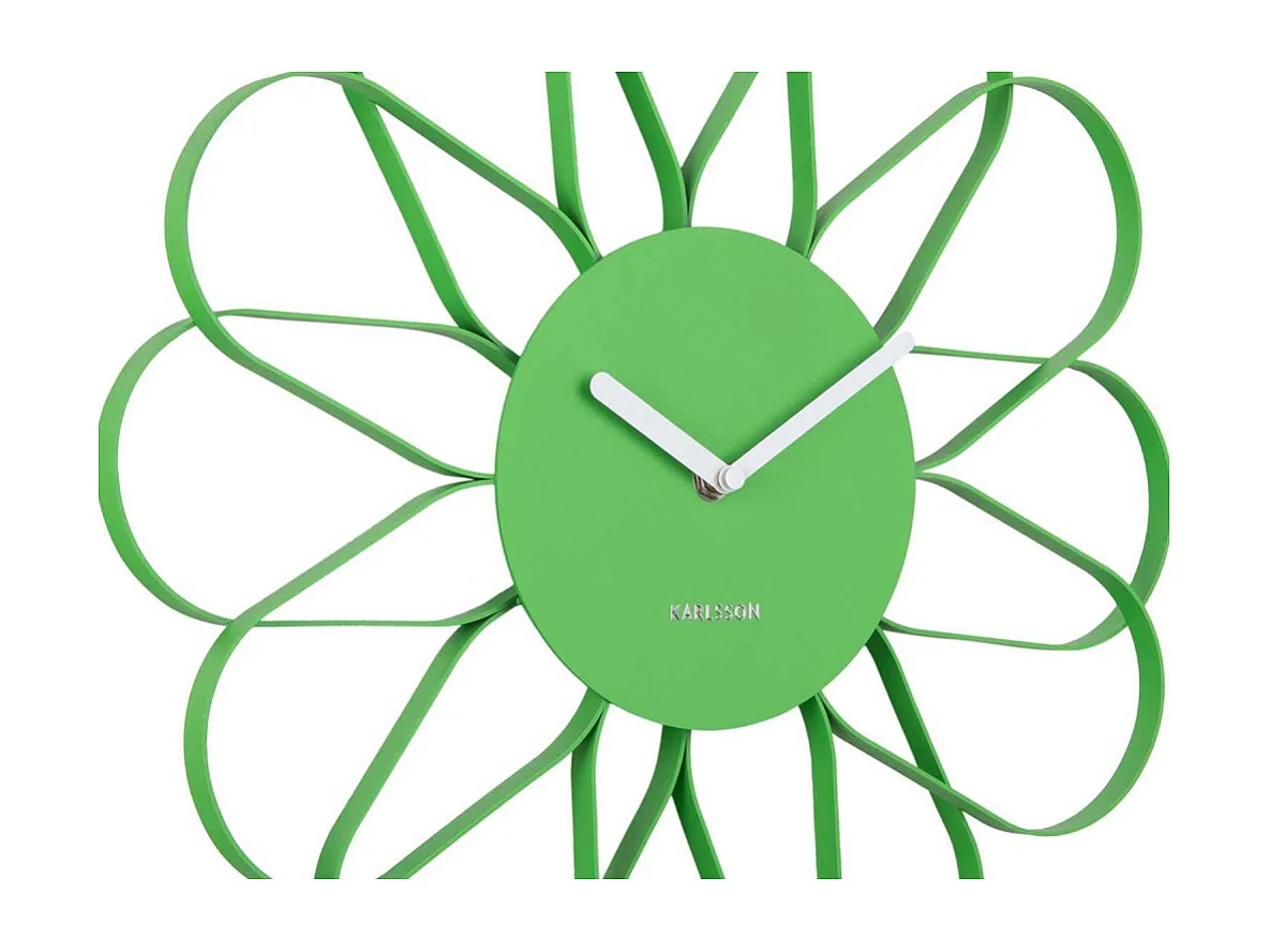 Wandklok Arkis - Heldergroen- Ø40cm