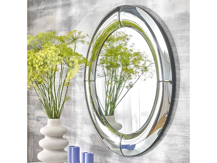 Specchio design rotondo 80cm Luni