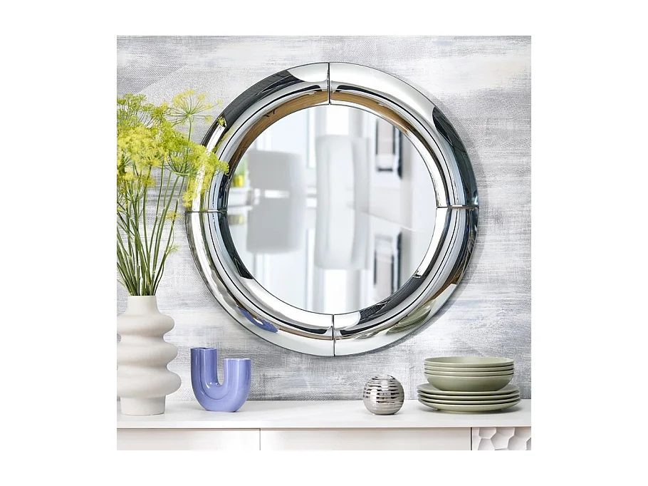 Miroir rond design 80cm Luni