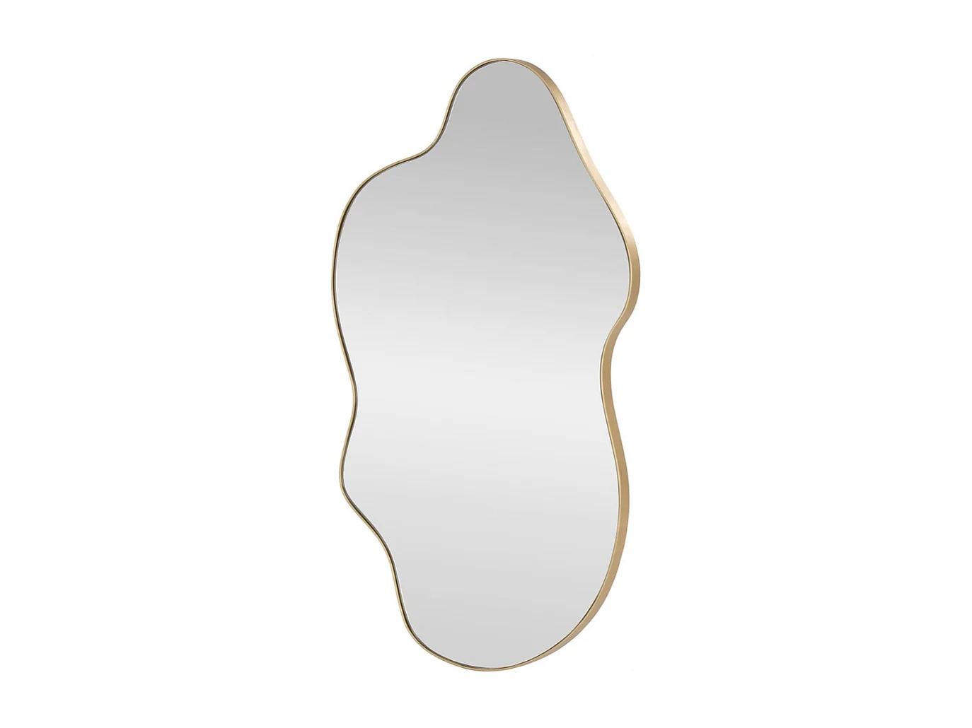 Miroir mural aluminium doré 56 x 90 cm Ely